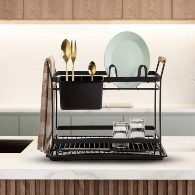 Royal Dish Rack & Drainer (Dual Floor)