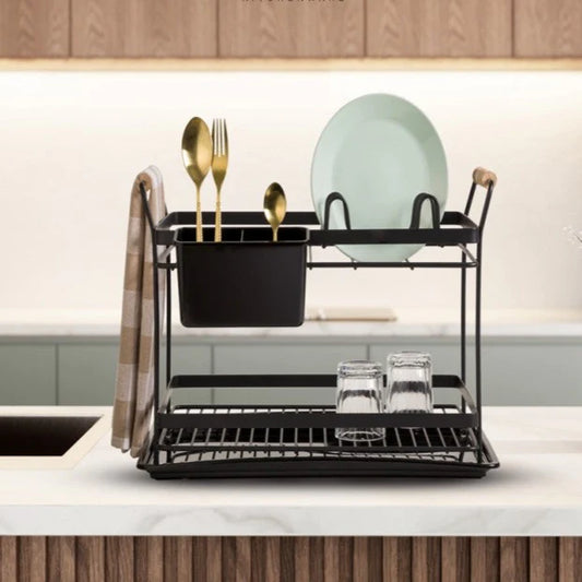 Royal Dish Rack & Drainer (Dual Floor)