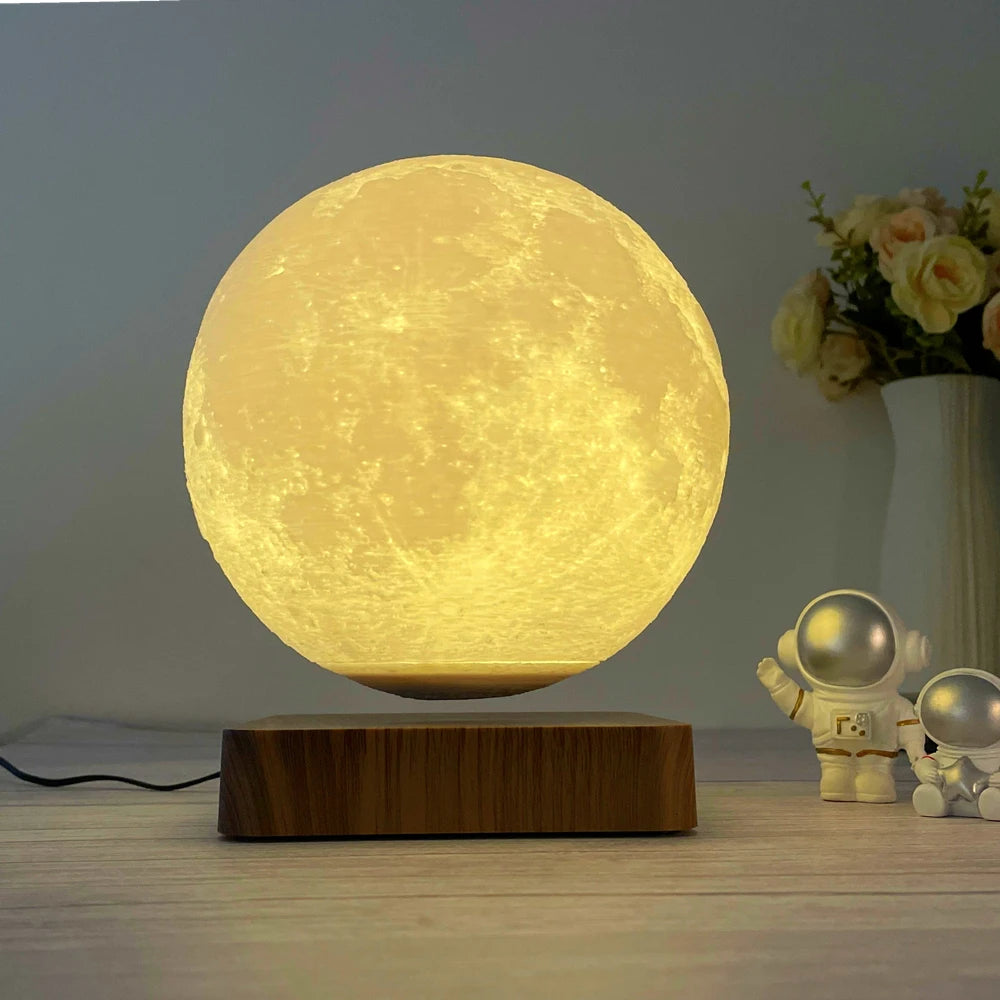 The Levitating Moon Lamp