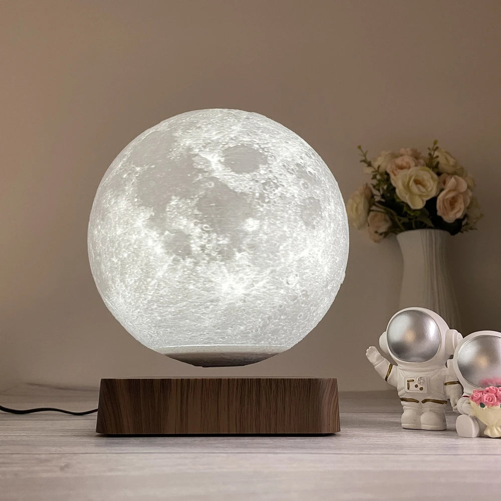 The Levitating Moon Lamp