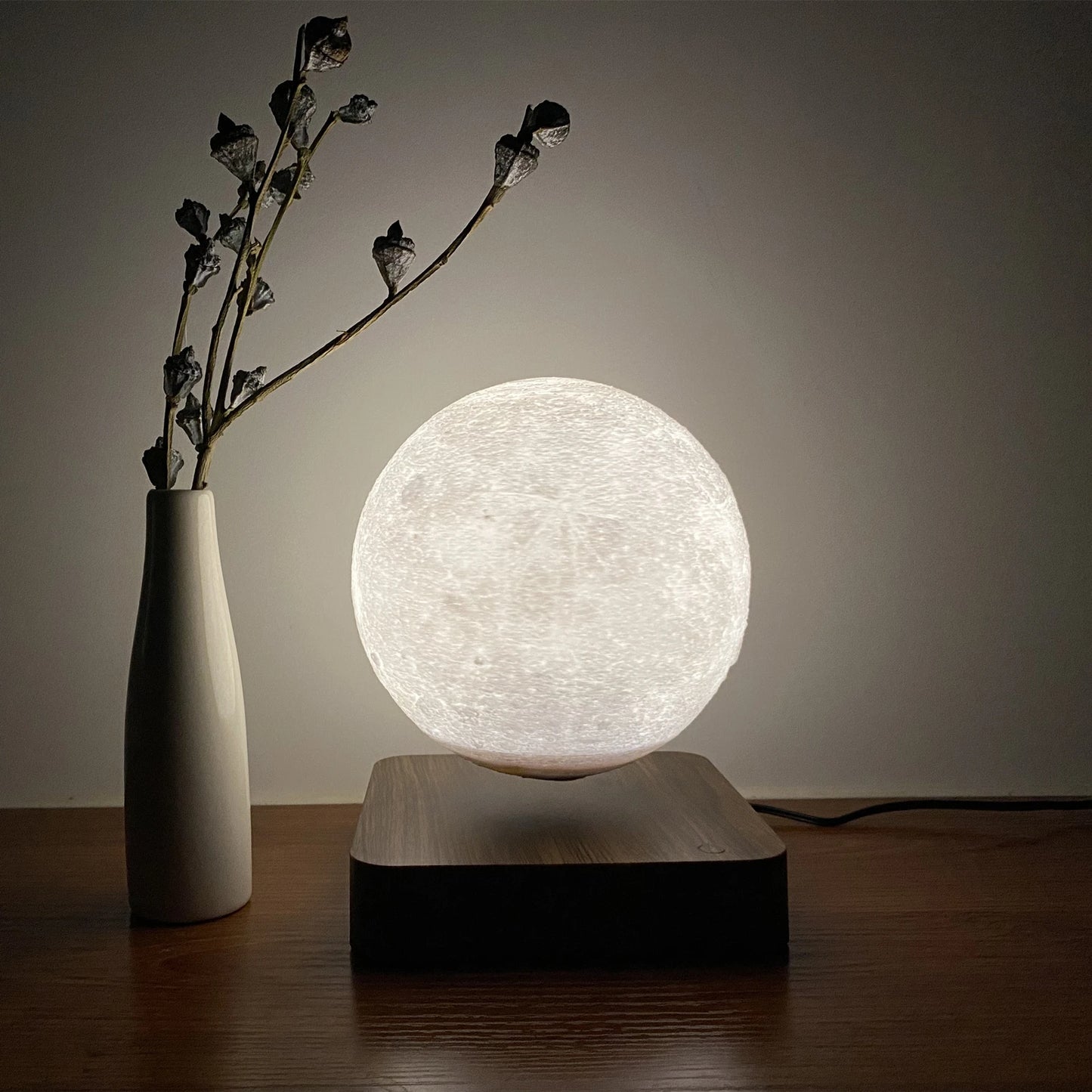 The Levitating Moon Lamp